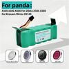 Аккумуляторы для пылесосов, 14,4 В, 9800 мАч, Panda x500, Dibea x500, x580, x900, Haier T322, T321, T320 CR120 CR121 CR540