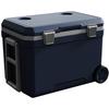 Hard Cooler Box Keeps Cool for 60 Comes with Has a Drain Fishing Cooler Large Cooler Navy 45L, Hours, Tires, Plug, Box, Box,