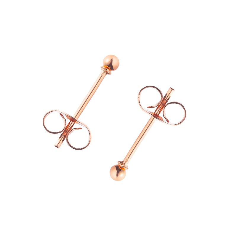 [Puente] Doctor Supervised Earrings Ladies Men's Compatible with Metal Allergies Surgical Stainless Steel Stainless Leave It On Round Ball Ball Ball