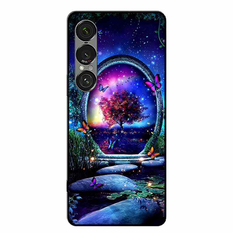 Для Sony Xperia 1 VII / 1 VI / 1 V Чехлы Модный Защитный Силиконовый Задний Чехол Для Xperia 1 VII Задняя Крышка Телефона Capa Xperia 1V Funda