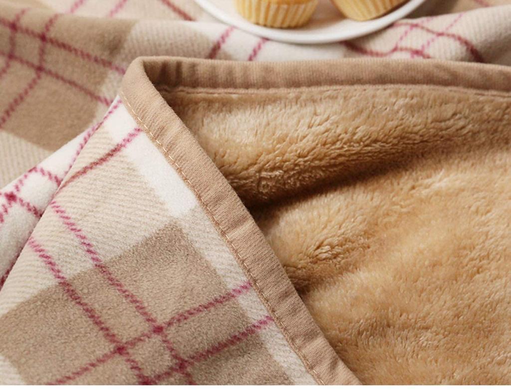 Плед с изображением синего жирафа, большой размер 100 x 140 см, защита от холода, 4-стороннее одеяло, моющееся, с пуговицами, улучшенная защита от холода, теплый плед