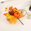 Pumpkin Berry Branches Pumpkin Maple Leaf Decor Artificial Maple Leaf Halloween Decor  Festival