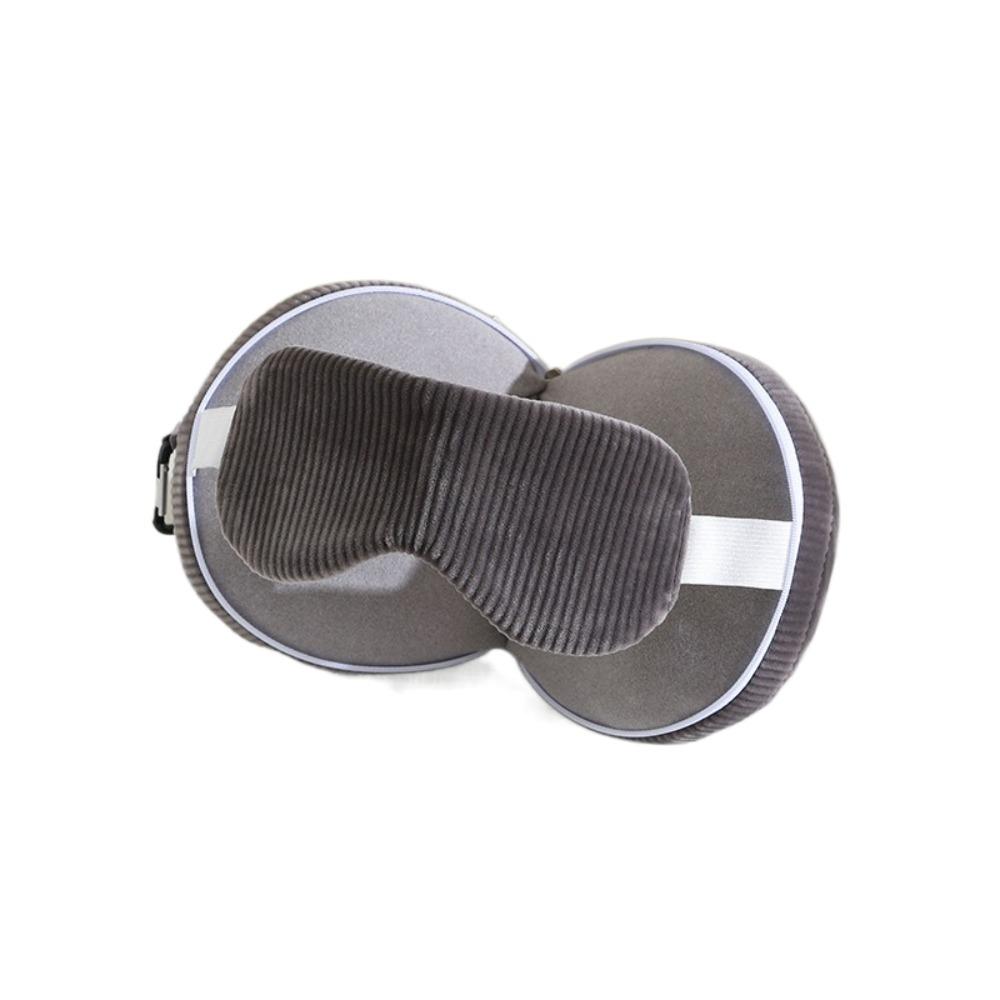 Складная маска для глаз 2 в 1, подушка, мягкая U-образная подушка, портативный подголовник для шеи, подарок
