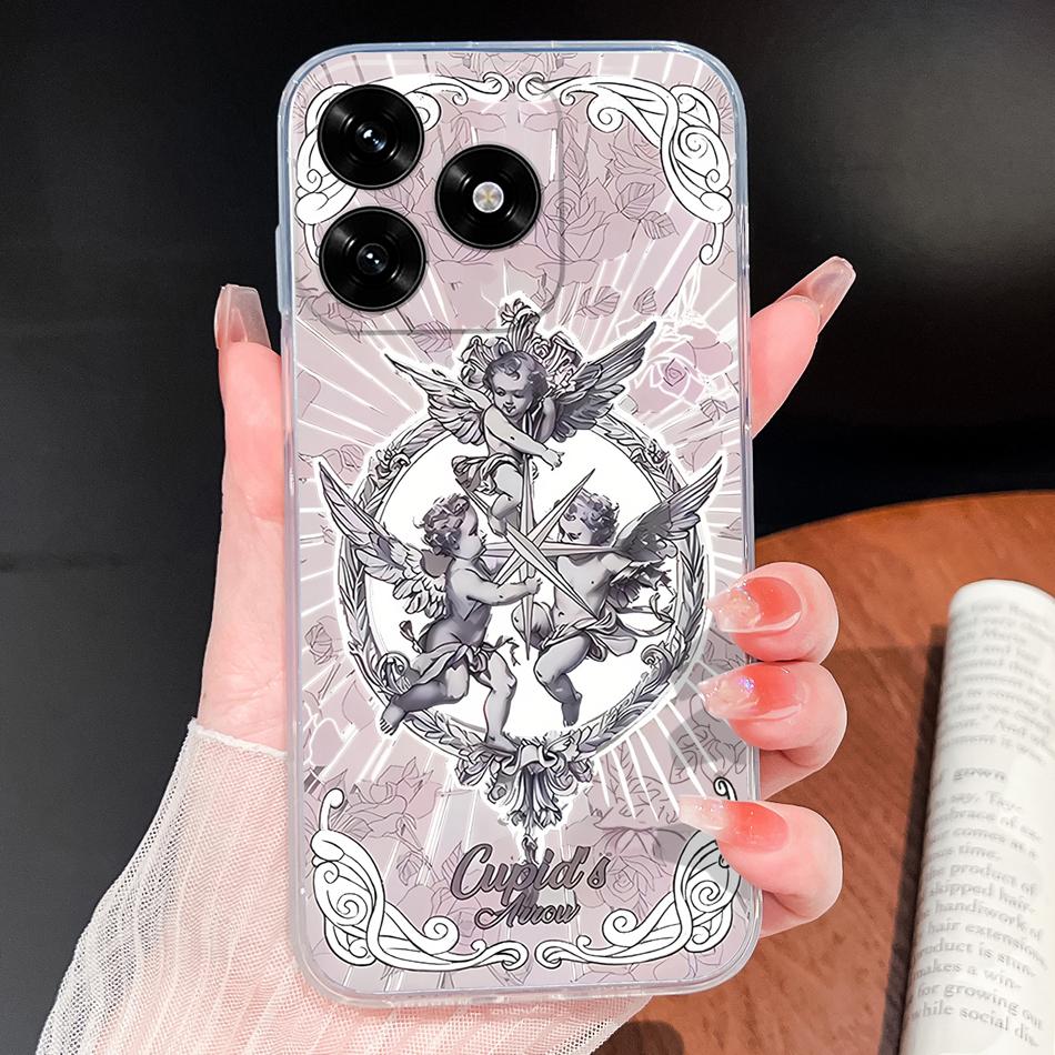 Чехол для телефона Honor Play 10A 10T 9A 7T Милый Мультяшный Животный Мягкий Прозрачный Силиконовый Чехол Для Honor Play9 A 7 T Легкий Funda