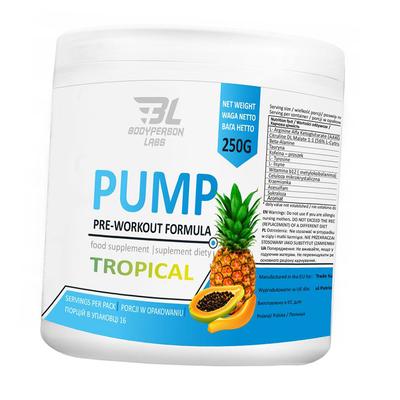 Предтрен в порошке, Pre-Workout Formula, 250г Тропический (11598001)