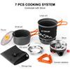 STARCAMP HX-CC02 Outdoor High Efficiency Heat Exchanger Pot 1000+500ml Picnic Heating Survival Burner Portable Camping Stove Gas