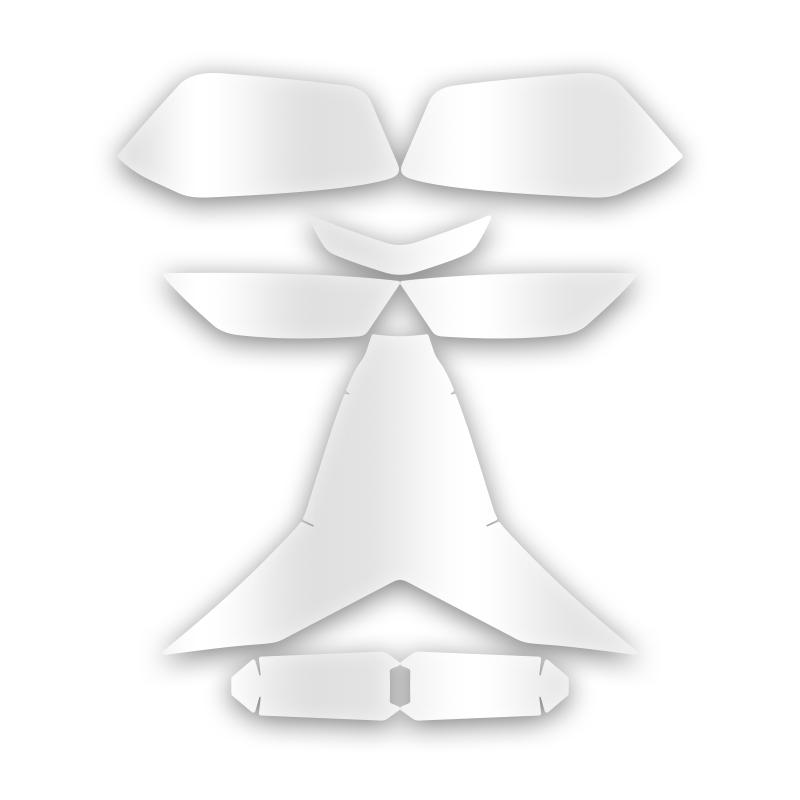 Used For KAWASAKI ZX10R Motorcycle headlight and taillight Transparent protective film kits of bike accessories lamp refit decal