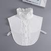 New Fake Victorian Stand Up Collar White Black Lace Collars Detachable For Women Blouse Lapel Shirt False Collar Woman