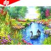 5d Diamond Painting Full Drill Round Scenery Diamond Embroidery Sale Landscape Pictures