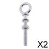 Premium Grade Stainless Steel Eye Bolt for Secure Fastening M4 X 40mm , 2