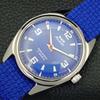 HMT PILOT AUTHENTIC INDIAN MENS MANUAL WINDING BLUE DIAL WATCH A600049-5 N101-a600049