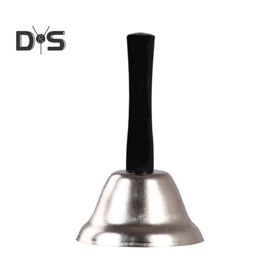 Christmas Hand Bell Wooden Handle Jingle Bells Clear Tone Handbell for Santa Claus Attraction Attention School Wedding Party Supplies