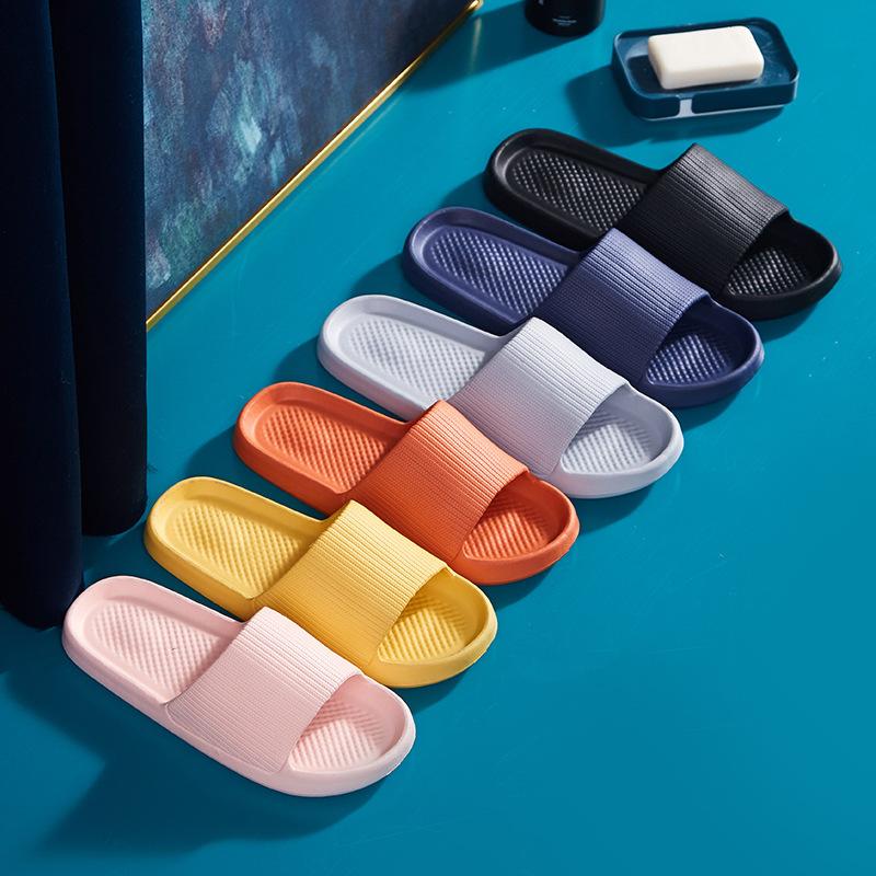 Гостиничные тапочки женские толстая подошва домашние прохладные тапочки лето