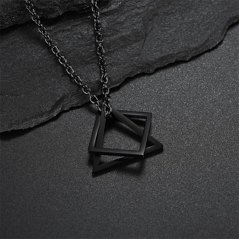 Silver Color Geometric Irregular Necklace For Woman Man Simple Punk Collarbone Chain Summer New Trend Neck Accessories