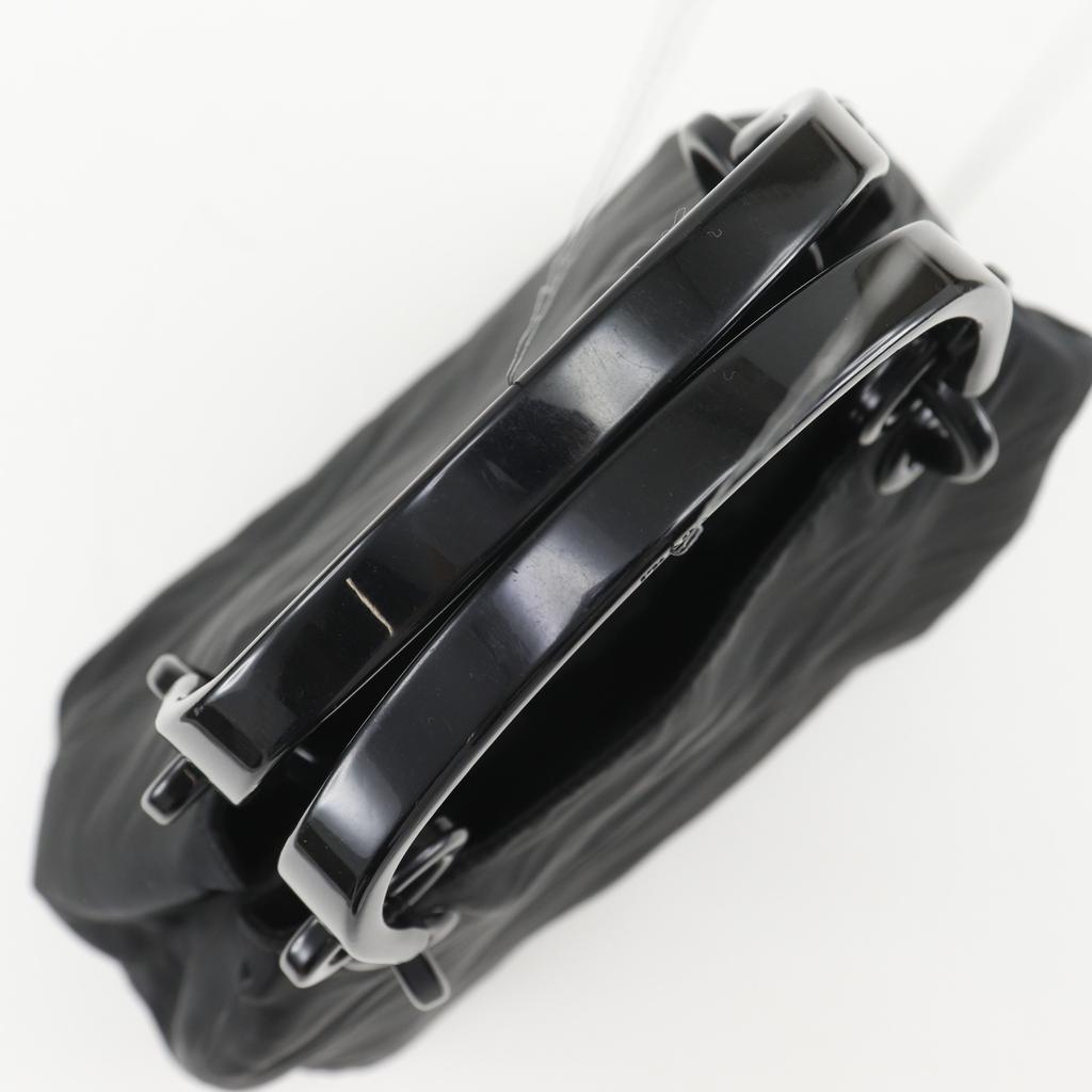 PRADA Handbag black Nylon/plastic Women Used