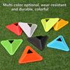 Soccer Markers Professional Wear-resistant Solid Color Soccer Training Signs Sturdy Soccer Roadblocks Soccer Markers Soccer Training Tool
