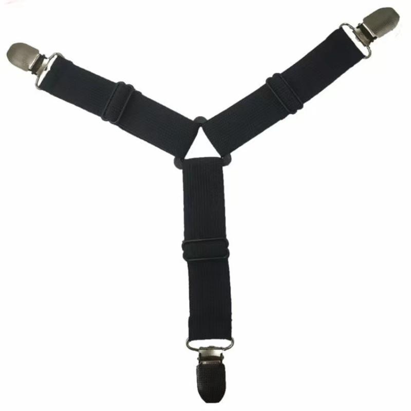 Держатель простыни, регулируемый, эластичный, 12 зажимов, фиксированный держатель, зажим для матраса, застежки, чехлы, одеяла, захваты, фиксирующий нескользящий ремень