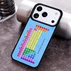 Periodic Table Of Elements Phone Case for iPhone 17 16 15 Pro Max Air 14 13 12 11 Plus Shockproof Capa Cover