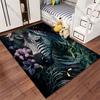 Zebra nature floral butterflies harmony carpet Yoga living room room decor children's crawling mat doormat area rug
