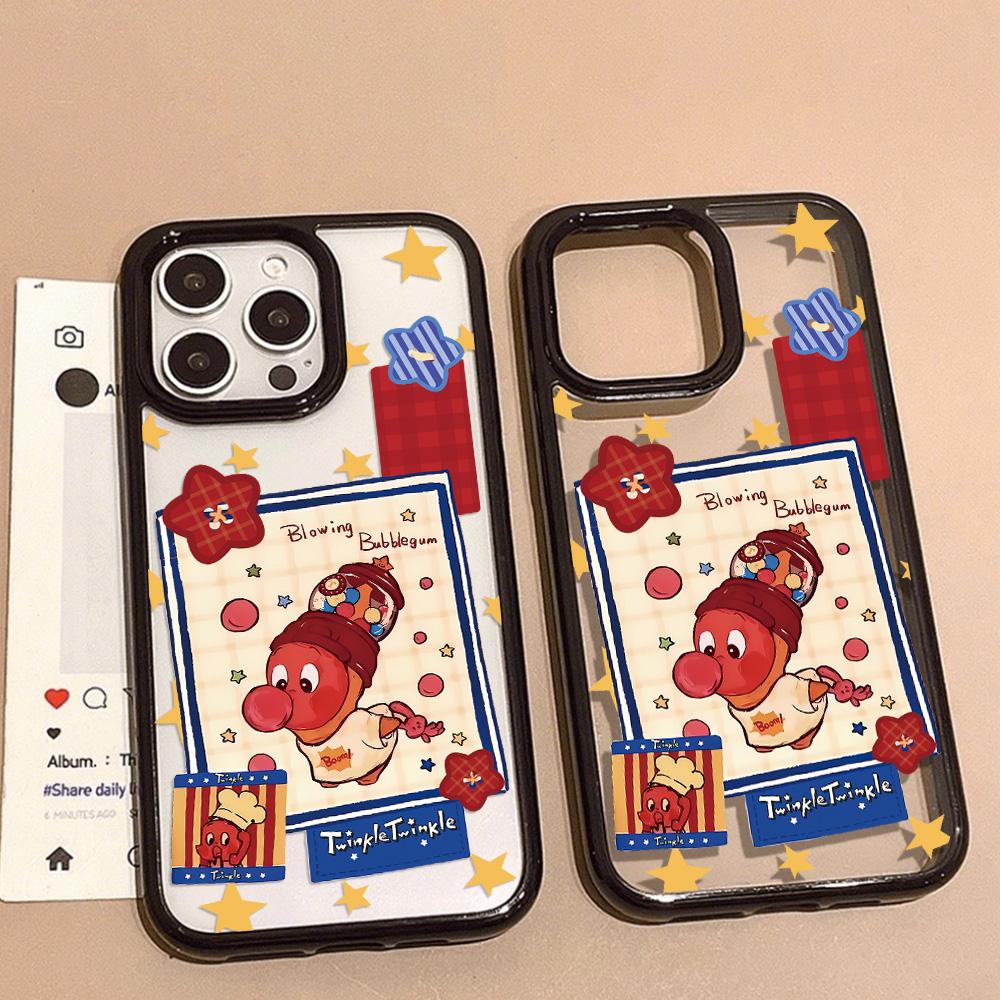 Акриловый чехол для телефона для iPhone 11 13 16 ProMax Чехол iPhone 13 14 15 ProMax 12 13 ProMax Чехол Samsung A55 A05S A54 A06 S22 A15 S23 A12 A22 A52S Мультяшный