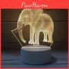 Креативный 3D Слон Корова Клубника Спутник Земля Ночник Акриловый Абажур Питание от USB