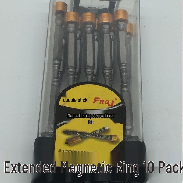 Universal Flexible Shaft Electric Screwdriver with Magnetic Double-Headed Cross Bits