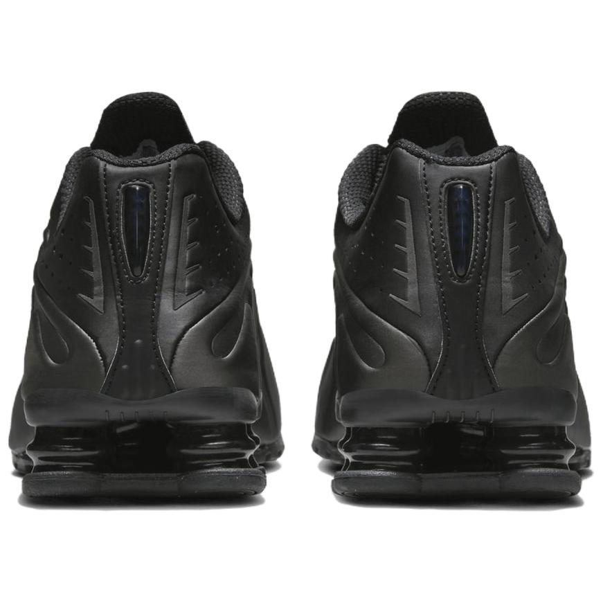 Nike Мужские кроссовки Shox R4 Triple Black 2025 Ярко-малиновый HQ1988-001