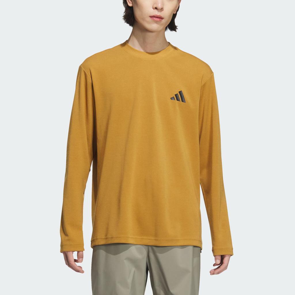 adidas Мужская футболка с длинным рукавом M Wheat Brown JY6945