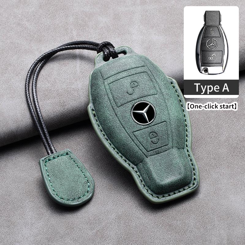 Car Key Case Cover For Mercedes Benz A C E S G Class GLC CLE CLA GLB GLS W177 W205 W213 W222 AMG W206 W223 S350 C260 C300 S400