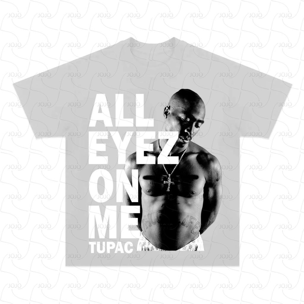 Rapper 2PAC Retro Graphic T Shirt Men's Hip Hop Clothing T-Shirts Y2k Unisex Fashion Oversized Ghetto Gangster Tupac Top