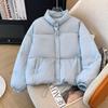 Winter New Down Cotton Clothes Women's Short Loose Stand-up Collar Small Fashion Thickened Bread Clothes