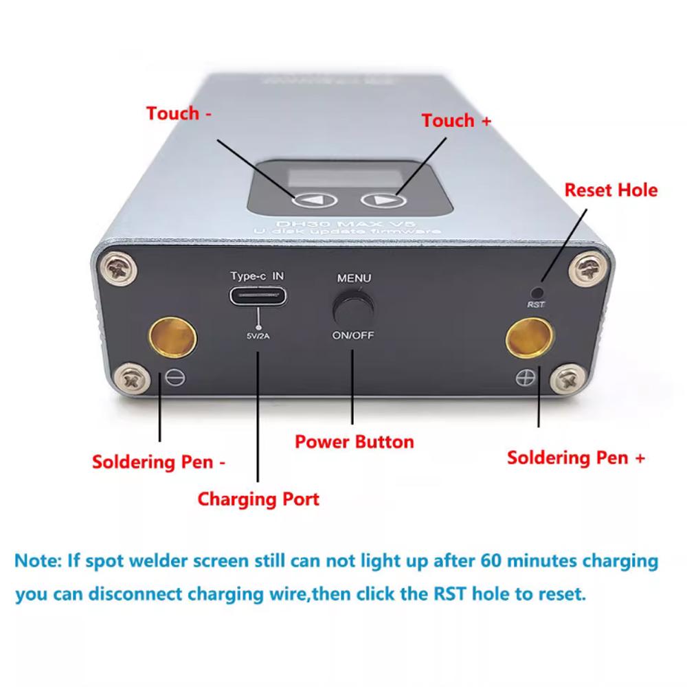 USB перезаряжаемый цветной экран, точечная сварочная машина, портативное сварочное устройство для сварки никеля