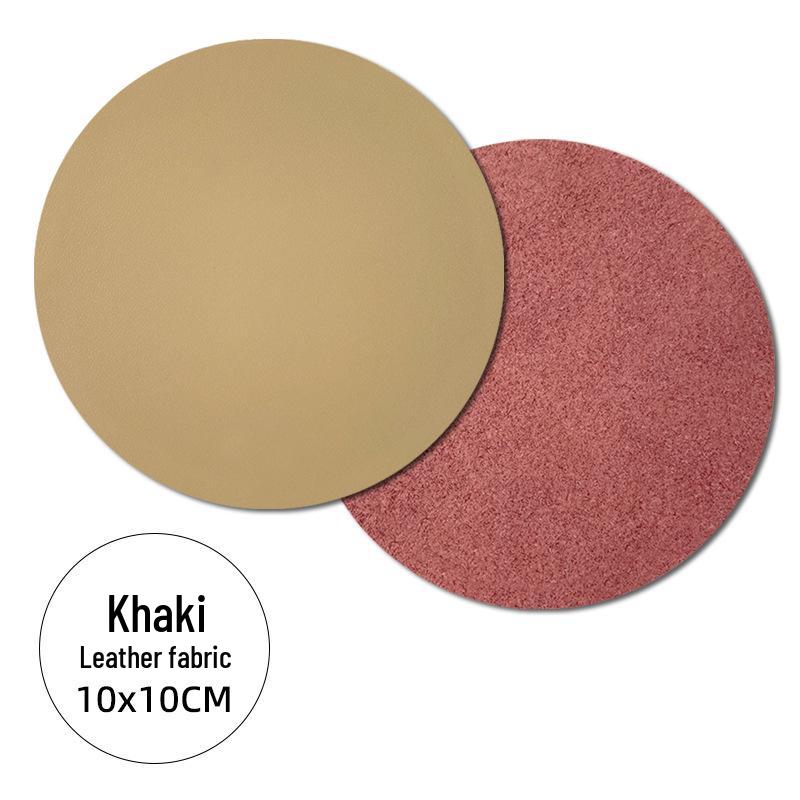 Двусторонние водонепроницаемые нескользящие подставки Cross-Border из искусственной кожи - настраиваемые изоляционные прокладки с корпоративным логотипом