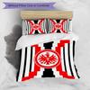 3pcs Duvet Cover Set (1*Duvet Cover + 2*Pillowcase, Without Core), Eintracht Frankfurt Print Bedding Set, Bedroom Decor, All‑Season, Birthday Gift