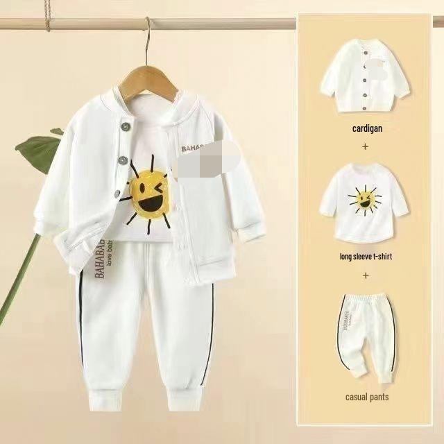 Весенне-осенний комплект кардигана для малыша - Верхняя одежда для новорожденных и мальчиков на весну и осень