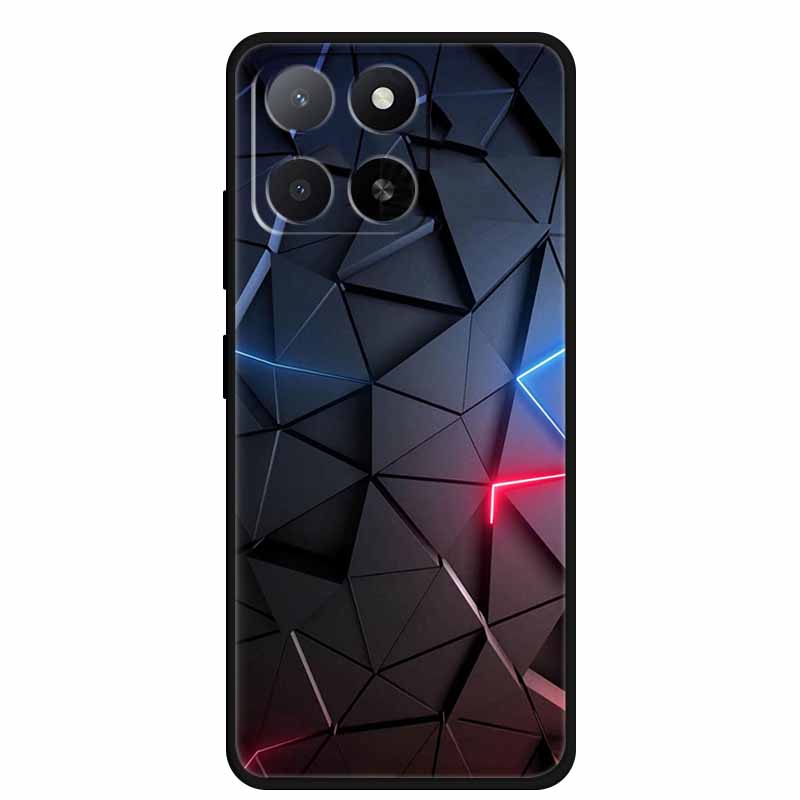 Чехол для ZTE Blade A55 A35 Животные Мягкий Силикон ТПУ Чехлы для Телефона Задняя Крышка для ZTE Blade A35 BladeA55 Волк Ударопрочный Крутой Capa