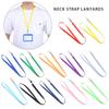 1Pcs Colorful Fashion Name Tag Neck Strap Lanyards Badge Holder Lanyard ID Card Holder Hanging Rope