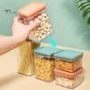 Kitchen Pasta Spaghetti Sealed Storage Container Moisture Proof & Dust-proof Cereal Dispenser Large Capacity Transparent Plastic Container Box for