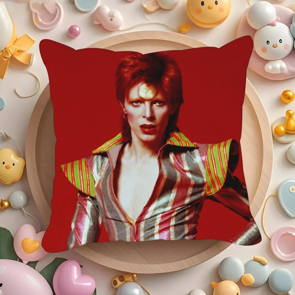 Singer D-David B-Bowie cool Pillowcases cushion covers living room sofas home decor gifts