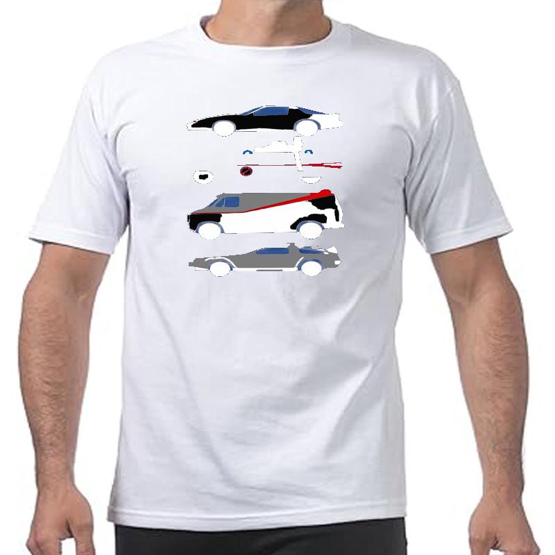 TShirt Unisexs Clothing Unisexs Knight Rider The Car Star anime clothes harajuku Unisexs tshirts Classic Tee Printed 100 Cotton Funny