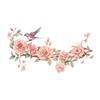 Fun-f15 Flower Branches Bird Bedroom Living Room Study Home Decoration Wall Stickers Self-adhesive