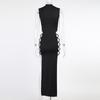 Sexy Sleeveless Bandage Dress For Women Club Party Backless Summer Skinny Elegant Black Tank Dresses