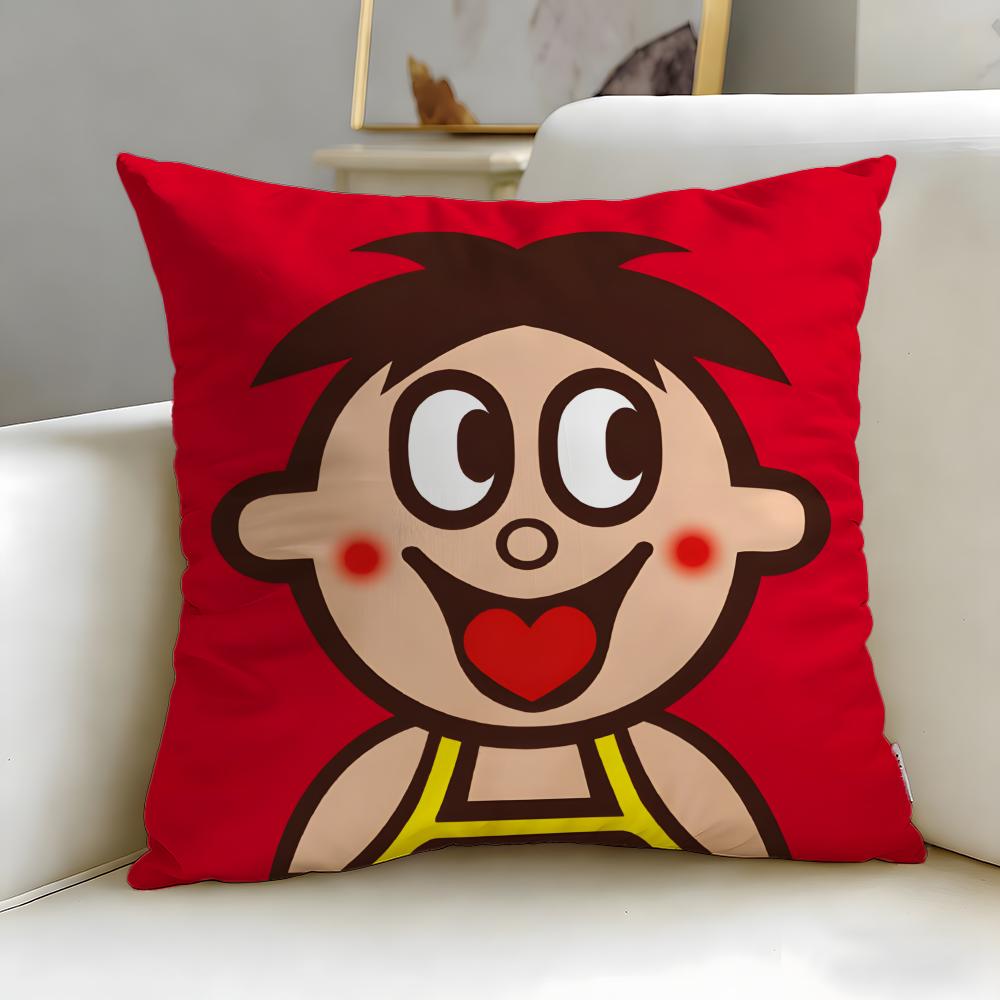 popular snack brand Wangzai Cushion Cover Soft EasyWash Pillow Case Versatile for Couch Bed Travel and Office