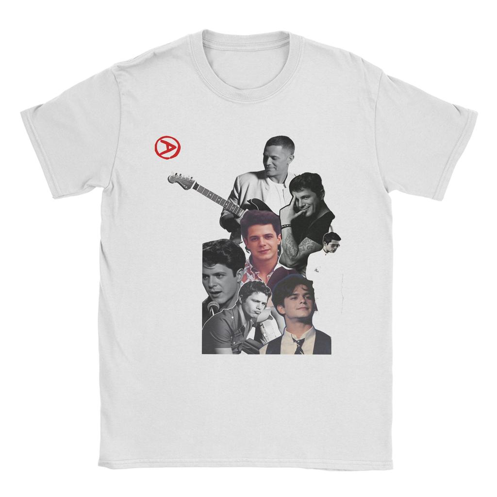 Singer Alejandro Sanz Pop Music Cotton TShirt For Men Summer Vintage T Shirts Leisure Tees Oversized Cheap Tops