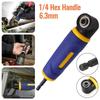90 Degree Right Angle Extension Screwdrive Blue Multi Purpose Right Angle Drill Adapter Metal Electric Tool
