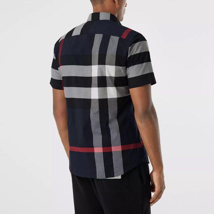 Burberry Рубашка Мужская Морской Синий 80208551
