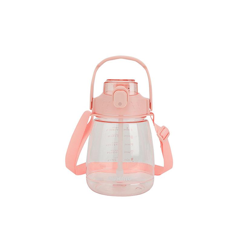 Высококачественная пузатая чашка, пластиковая космическая чашка, милая детская чашка с соломинкой, чашка для воды большой емкости