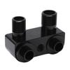 CNC Black A/C Compressor Fitting For LSX LS1 Swap AC Lines Compressor Adapter