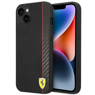 Ferrari Fehcp14Maxbk Iphone 14 Plus / 15Plus 6.7 Черный/Black Жесткий чехол Карбон