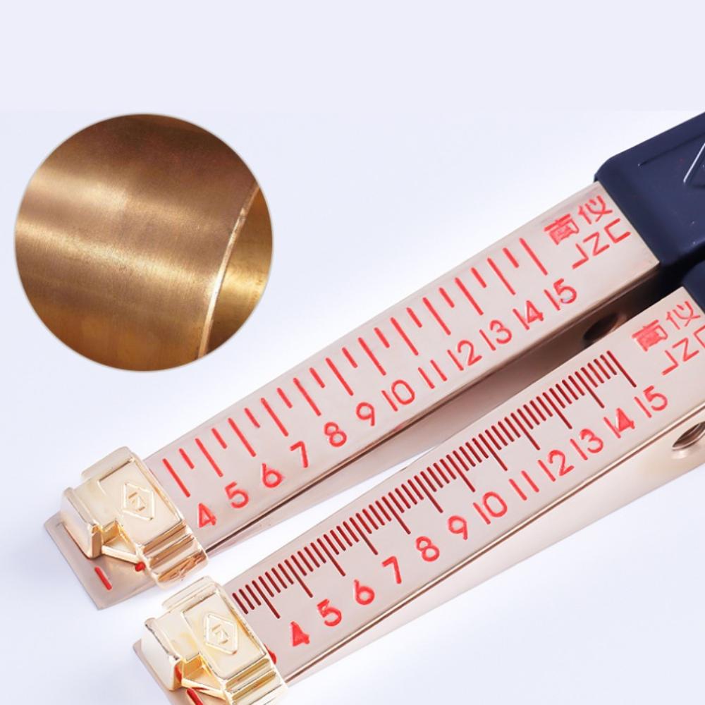 Прецизионный клиновидный нониусный щуп Медный щуп 1-15 мм Щуп для измерения зазора Инженер-домовладелец